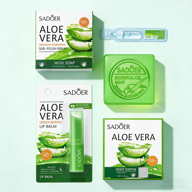 SADOER Aloe Vera Gesichtsreinigungsschaum, Unisex - Bild 1