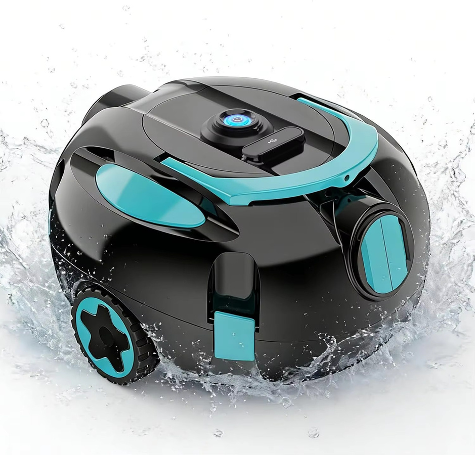 Vastorm Y20S Kabelloser Roboter-Poolreiniger Automatischer Poolsauger mit 120 Minuten Laufzeit, 180μm Filter und IPX8 Wasserdichtigkeit in Schwarz-Weiß - Bild 5