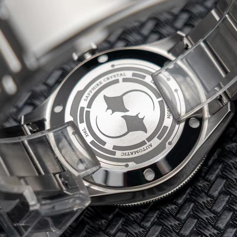 Proxima Herren-Taucheruhr, Automatik, Edelstahl, 39 mm, 20 ATM, Desert Dial - Bild 4