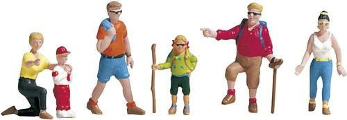 NOCH Wanderer Figur bemalt, bunt, stehend - Bild 1