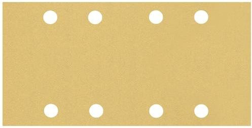Bosch Expert C470 Schleifpapier für Schwingschleifer und Exzenterschleifer, gelocht, Körnung 100, B: 9,3 cm x L: 18,6 cm, 10 Stück - Bild 1