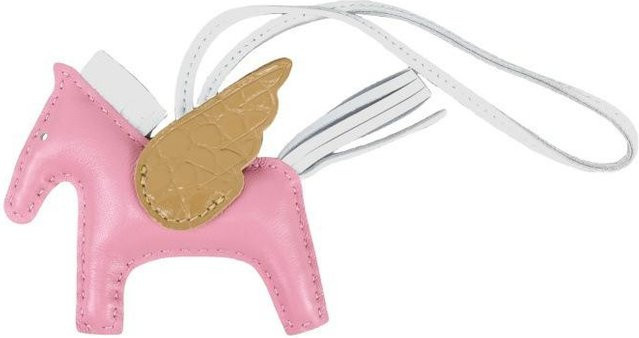 JMG Bags Leder Pegasus Anhänger, Kleine Pferdeflügel, White, Unisex - Bild 1