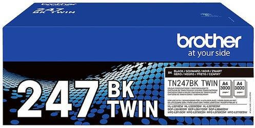 Brother Original Toner TN-247BK TWIN 2er-Pack Schwarz für Laserprinter - Bild 1
