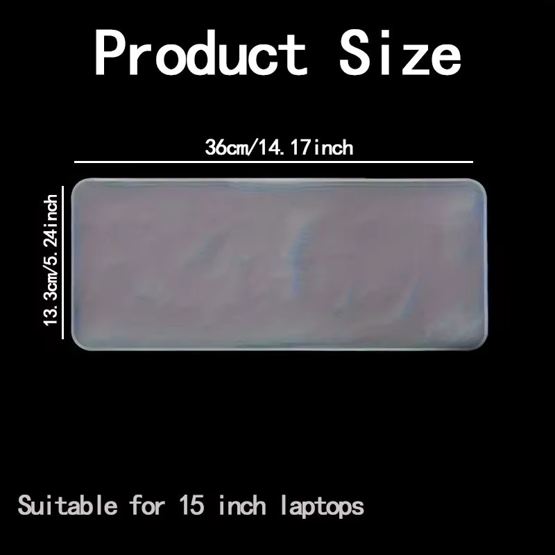 Transparente Silikon Tastaturschutzfolie für Laptop und Computer zum Schutz vor Staub und Wasser, 1 oder 2 Stück - Bild 2