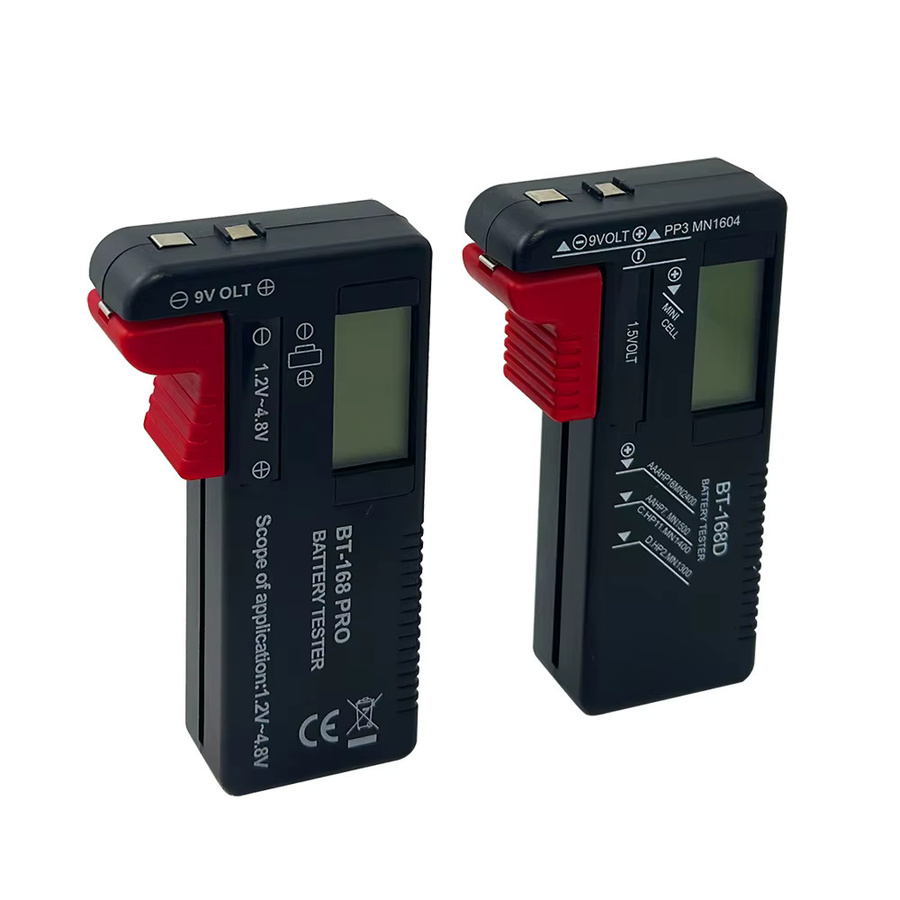 lefavor BT-168PRO BT-168D Digitaler Lithium-Batterie-Kapazitätstester und Lastanalysator in Schwarz zur Überprüfung von AAA und AA Batterien sowie Knopfzellen - Bild 3