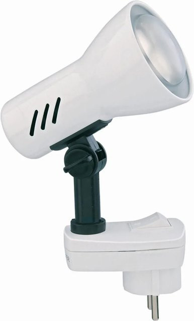 Briloner Steckerspot Fiche Adapter in Weiß mit E14 Fassung - Bild 1