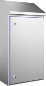 Rittal Kompaktschaltschrank BHT in Grau aus Edelstahl B/H/T: 61,0 x 43,0 x 30,0 cm - Bild 1