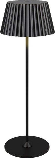 Reality Suarez LED-Tischleuchte Schwarz Matt, dimmbar und wiederaufladbar, Durchmesser: 13,5 cm - Bild 1