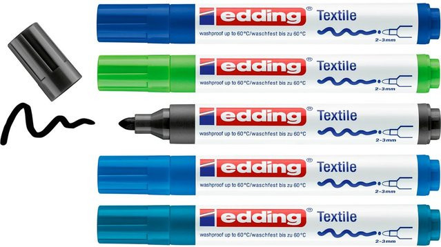 edding 4500 Textilmarker Cool in Multi - Bild 1