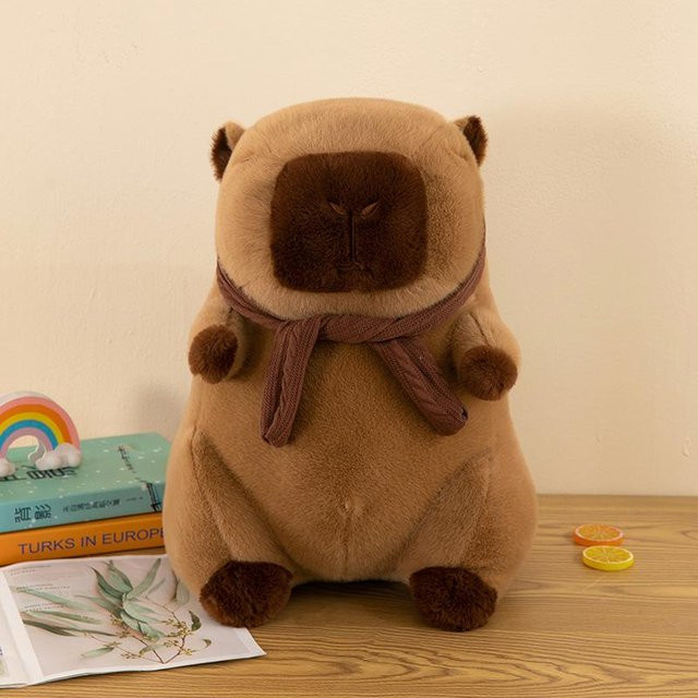 Joyful toys Kapibara Puppe, Plüschtier, 40cm, Braun - Bild 1