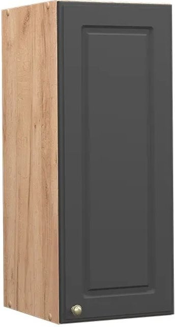 Vicco Hängeschrank Fame-Line Küchenschrank Landhaus Eiche Anthrazit-Gold B/T/H: 30 x 34,1 x 72 cm - Bild 2