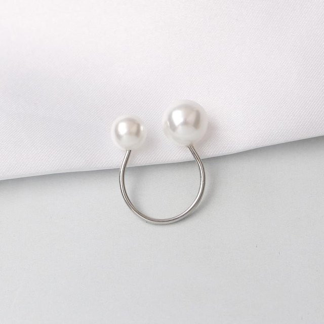 YIRAN Jewelry Ring, Kupfer, Perle, Weiß, Damen - Bild 1