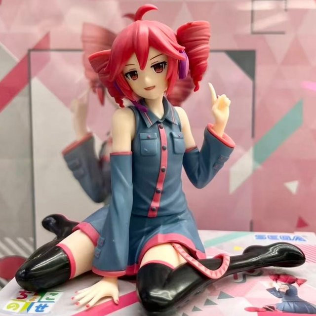 Bandai Anime Kasane Teto Actionfigur, Rosa Haare, Einzelfigur - Bild 1
