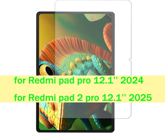 Xiaomi Displayschutzfolie für Redmi Pad Pro 12,1 Zoll, transparent, kratzfest mit 9H-Härte - Bild 1