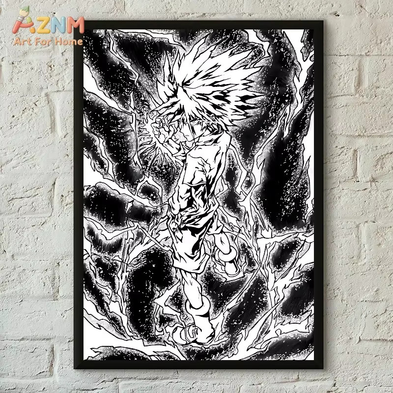 KAYOU Anime Hunter X Hunter Poster Illustration in Mehrfarbig - Bild 1