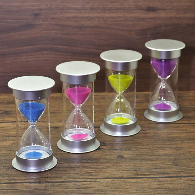 ZHOUZHI Sanduhr-Set im nordischen Design aus Kunststoff mit verschiedenen Zeitintervallen - Bild 1