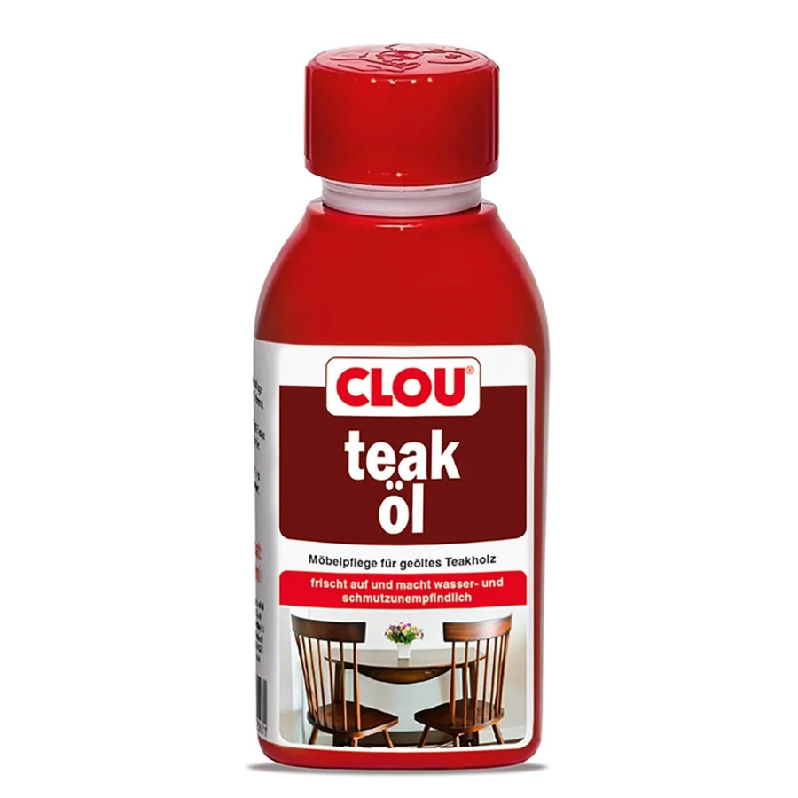 Clou Teak Öl Matt in Braun und Rot, 150 ml - Bild 2