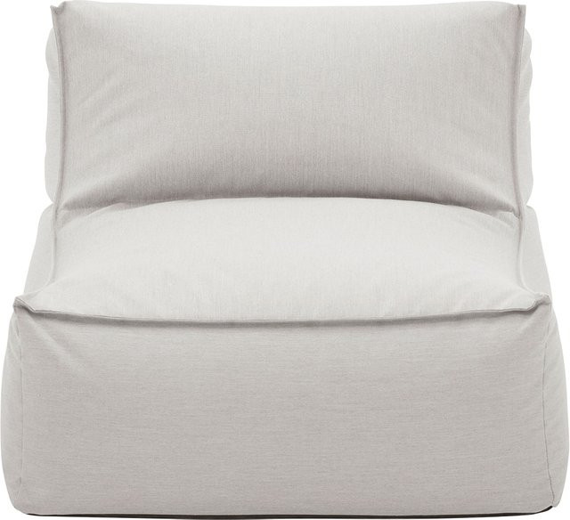 Blomus Lounger Chair STAY cloud in Weiß und Grau mit Stoffbezug - Bild 1
