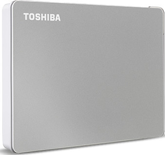 Toshiba Canvio Flex Externe Festplatte 2 TB Silber mit USB-C und Micro-USB Anschluss - Bild 1