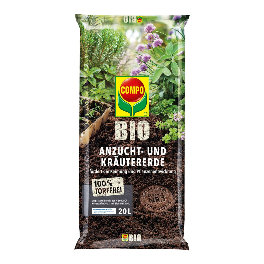 Compo Bio Anzucht- und Kräutererde torffrei 20 l - Bild 2