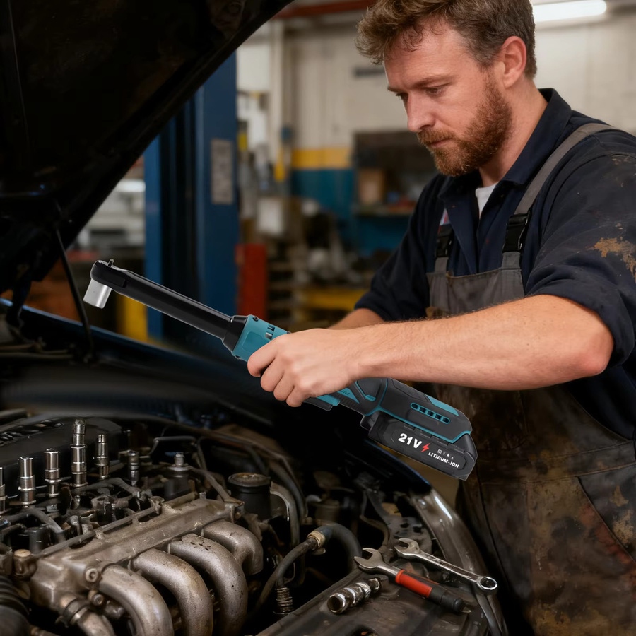 Bürstenloser elektrischer Ratschenschlüssel mit 90Nm Drehmoment und 3/8 Zoll Antrieb, kabelloser Elektroschrauber für Makita-Akkus zur Autoreparatur - Bild 2