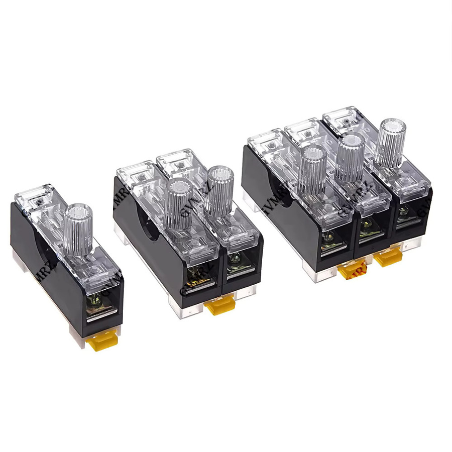 Einpoliger Glassicherungshalter für DIN-Schienenmontage FS-101 FS102 FS103 220V 6x30mm - Bild 2