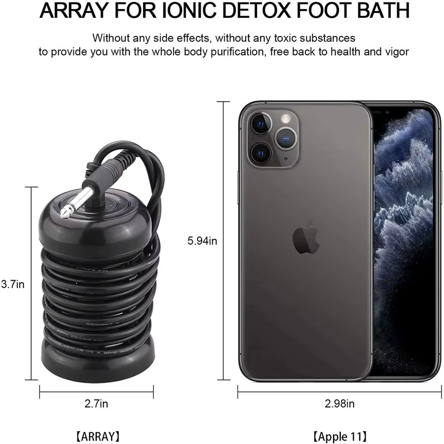 Monclique Elektrische Fuß Detox Hydrotherapie Maschine, Weiß - Bild 3