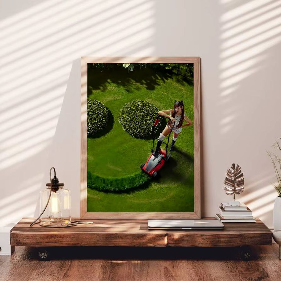Selbstklebendes Nina Chuba Poster aus wasserfestem Papier für dein Zimmer oder die Bar - Bild 3