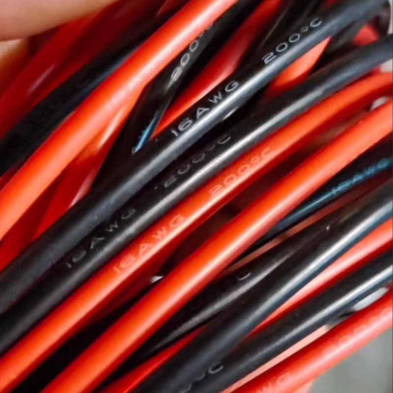 Bytebattle Superweicher Silikondraht Hitzebeständiges Netzkabel für Auto-Lithium-Batterie in Rot und Schwarz - Bild 4