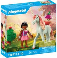 PLAYMOBIL Magic Unicorns Sammeleinhorn Himmelsrose mit Fee Konstruktionsspielzeug 71841 - Bild 1