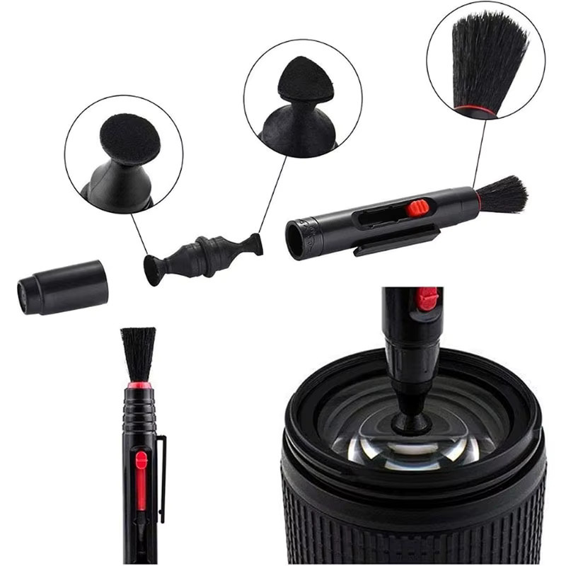 Ninth World Kamerareinigung 3-in-1 und 6-in-1 Kit Professionelles DSLR-Objektiv-Reinigungswerkzeug für Digitalkameras und Sensoren in Schwarz für Sony Nikon Canon - Bild 3