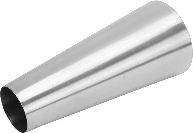 Musysh Moderne Blumenvase aus Edelstahl in Silber, Minimalistisches Tischdekor für Hochzeit und Zuhause - Bild 1