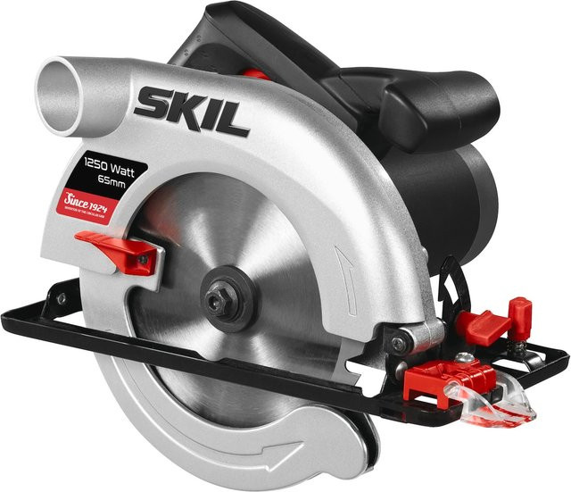 SKIL Kreissäge 5665 AA in Silber mit 1250W Motor und 65mm Schnitttiefe - Bild 1