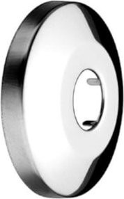 Schell Schubrosette aus Edelstahl in Silber mit G 1/2 AG und d= 70mm - Bild 1