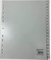 Soennecken A-Z Register für A4 in Grau und Weiß aus Kunststoff - Bild 1