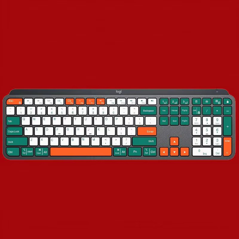 Personalisierte Tastaturaufkleber für Logitech MX Keys S Craft in Multicolour - Bild 1