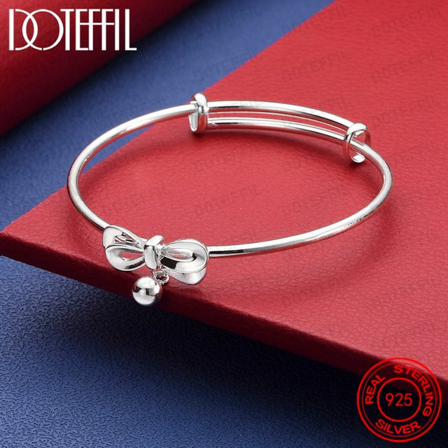 DOTEFFIL Armreif 925 Silber, Perle, Damen - Bild 1
