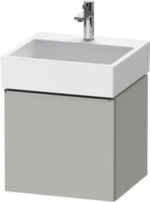 Duravit Waschtischunterschrank D-Neo wandhängend in Grau matt mit 1 Auszug, B/T: 48,4 x 44,2 cm - Bild 1