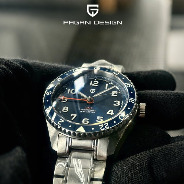 PAGANI DESIGN Armbanduhr Automatik, Edelstahl, Saphirglas, Herren - Bild 1