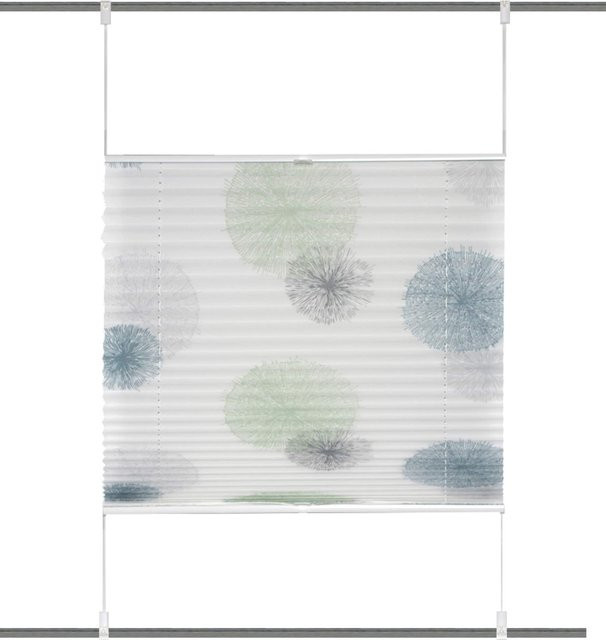 Plisseerollo Heine Home in Türkis Multicolour, Single Pleat, Blickdicht, 100% Polyester - Bild 1