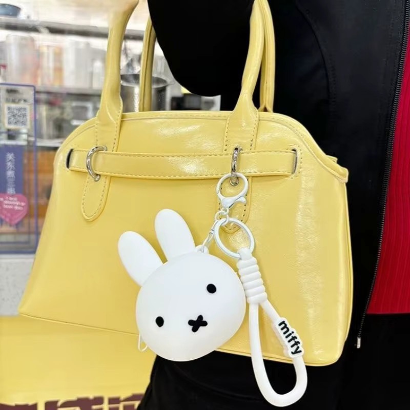 Miffy Paar-Anhänger, Silikon, Mini-Kopfhörer Münzbörse Charm - Bild 3