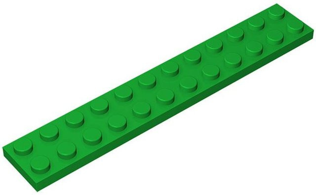 Yiran toy 2x12 Platte Baustein Flach 10-teiliges Set - Bild 1