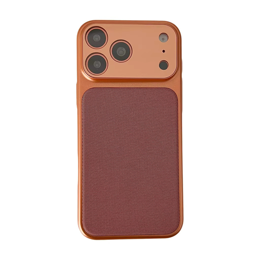 Magnetische Handyhülle im minimalistischen Business-Stil mit Stoffstruktur für Apple iPhone 17, 16, 15, 14, 13, 12 Pro Max Air in Grün - Bild 3