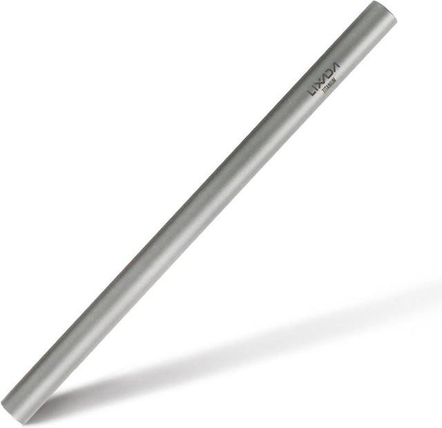 Lixada Super Light Titanium Trinkhalm in Silber Matt - Bild 1