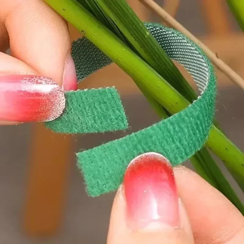 Selbstklebender Pflanzenbinder aus Nylon, verstellbare Schlaufen zur Unterstützung deiner Pflanzen und wiederverwendbare Kabelhaken für den Garten - Bild 2