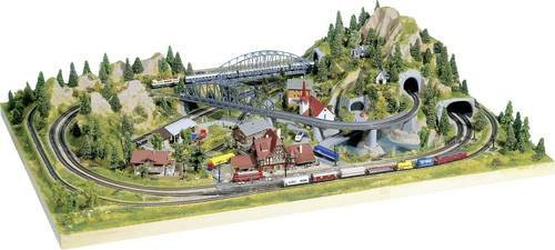 NOCH Fertiggelände Cortina Z Märklin miniclub Gleis mit Bettung