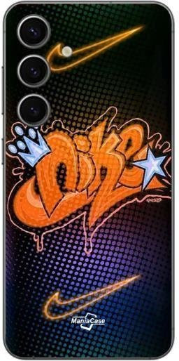Nike Handyhülle für Samsung Galaxy S24 in Orange mit Just Do It Design - Bild 1