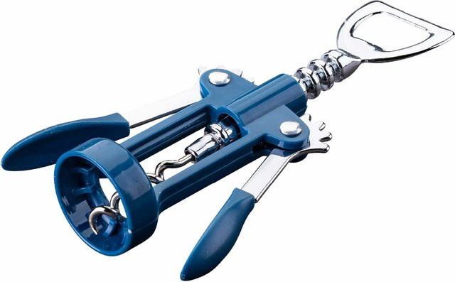Fackelmann Hebelkorkenzieher Essential in Blau - Bild 1