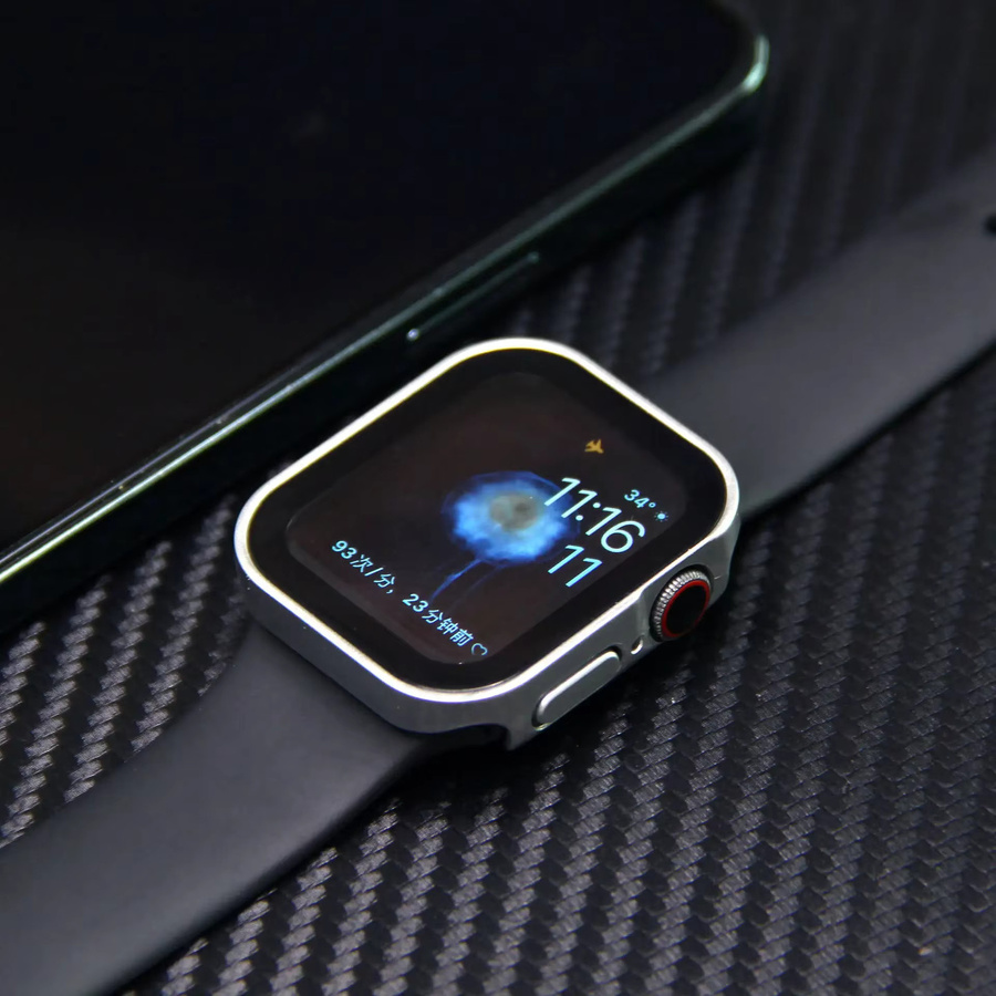 Schutzhülle für Apple iWatch-Serie, PC, 41 mm, 45 mm, Unisex - Bild 3