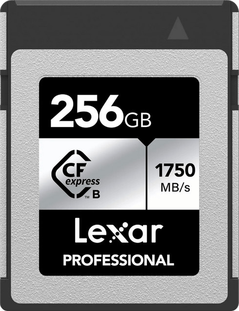 Lexar Professional SILVER CFexpress Type B Memory Card, 256 GB, Silber - Bild 1